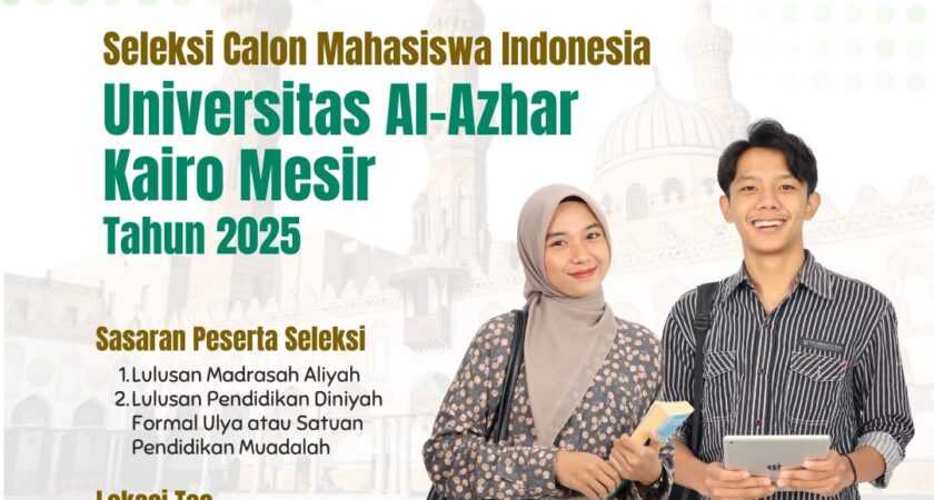 Peluang Emas Studi di Al-Azhar Mesir 2025 Dibuka Kementerian Agama Melalui 15 UIN Se-Indonesia