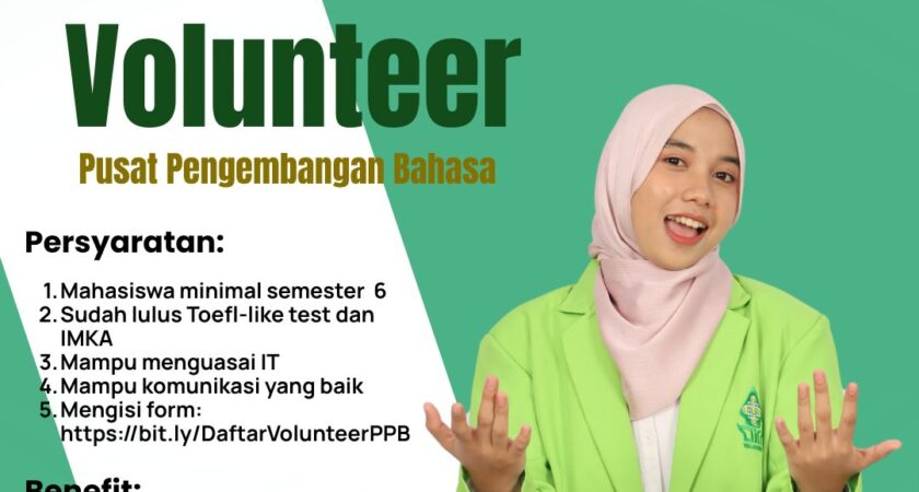 Wujudkan Potensimu sebagai Volunteer PPB UIN Walisongo: Peluang Mengajar, Berkembang, dan Berkarya!