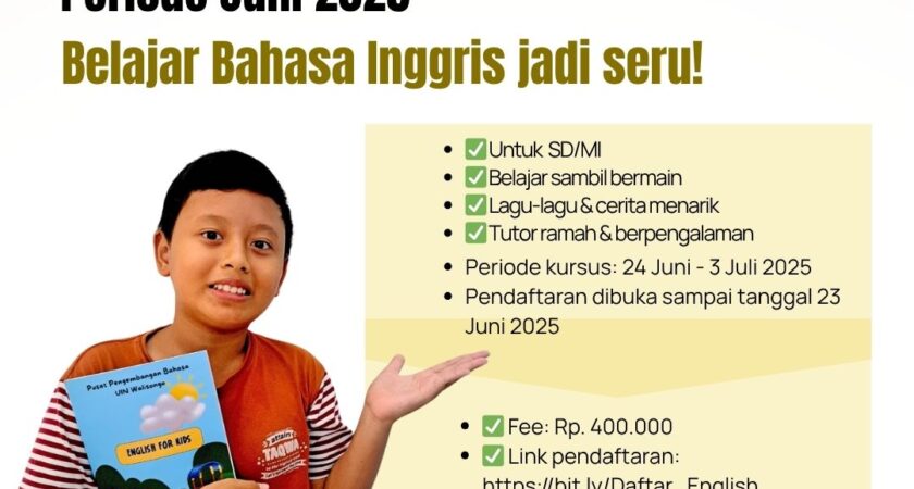 Kursus English for Kids – Liburan Jadi Lebih Bermanfaat