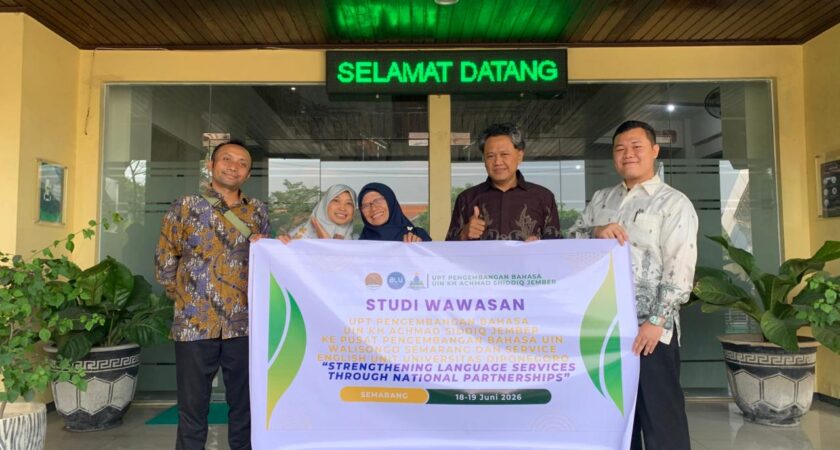 Belajar Inovasi Tes Bahasa Berbasis Moodle, UPT Pengembangan Bahasa UIN Jember Sambangi PPB UIN Walisongo Semarang